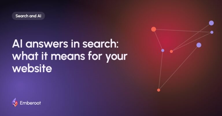 AI answers in search: what it means for your website