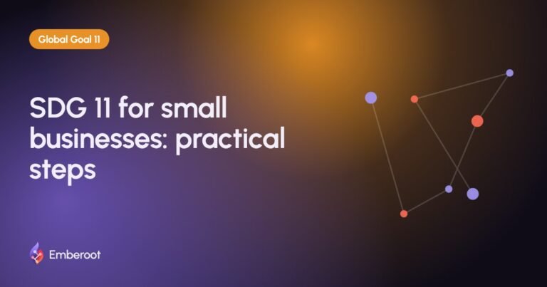 SDG 11 for small businesses: practical steps