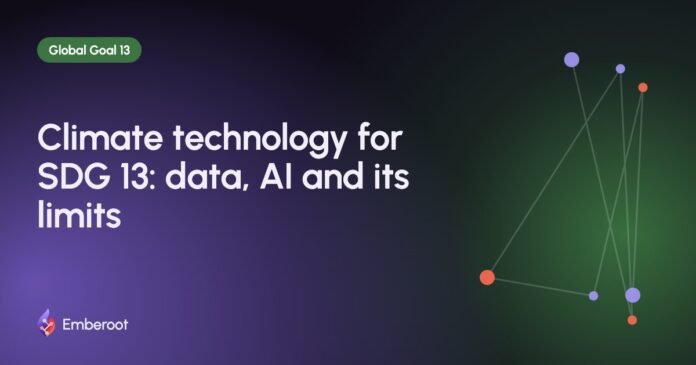 Climate technology for SDG 13: data, AI and its limits