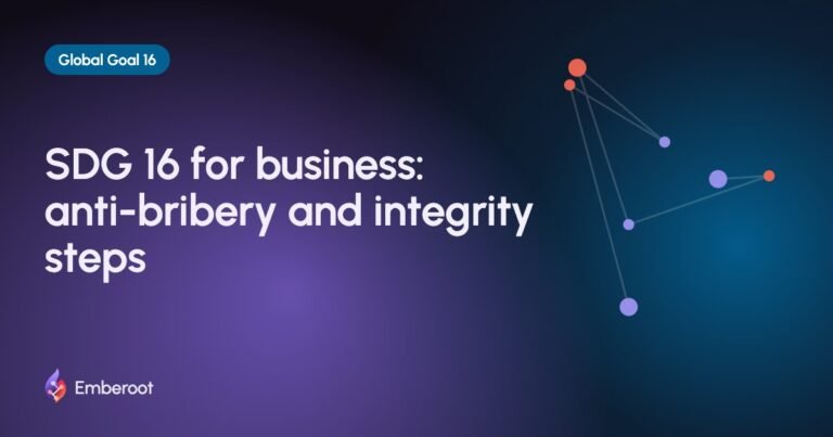 SDG 16 for business: anti-bribery and integrity steps