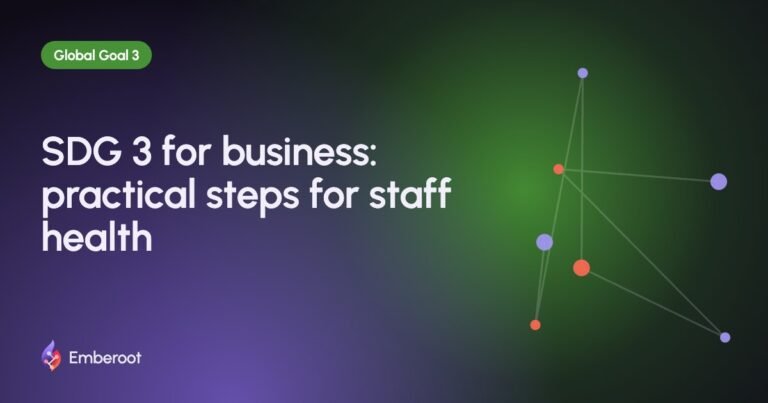 SDG 3 for business: practical steps for staff health