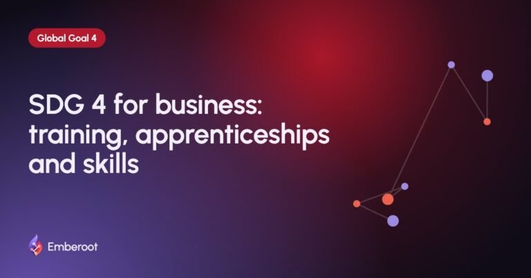 SDG 4 for business: training, apprenticeships and skills
