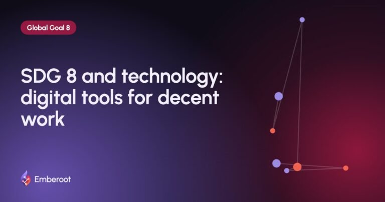 SDG 8 and technology: digital tools for decent work
