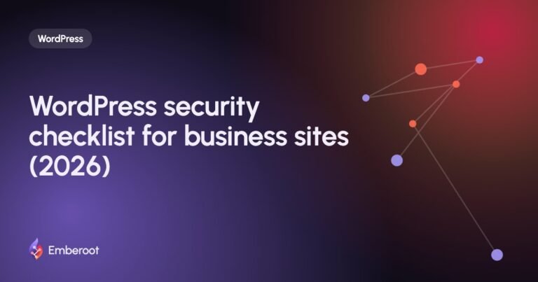 WordPress security checklist for business sites (2026)