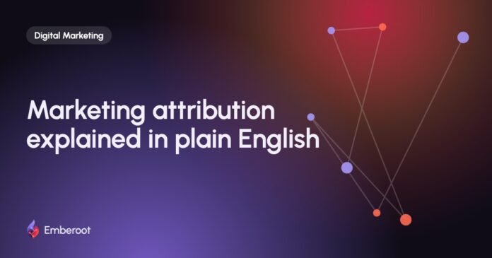 Marketing attribution explained in plain English Marketing attribution explained in plain English