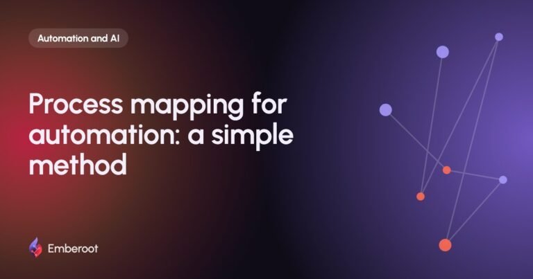 Process mapping for automation: a simple method