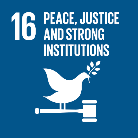 UN Sustainable Development Goal 16: Peace, justice and strong institutions