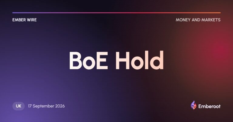 Ember Wire: Bank of England holds at 3.75% as three members vote to hike